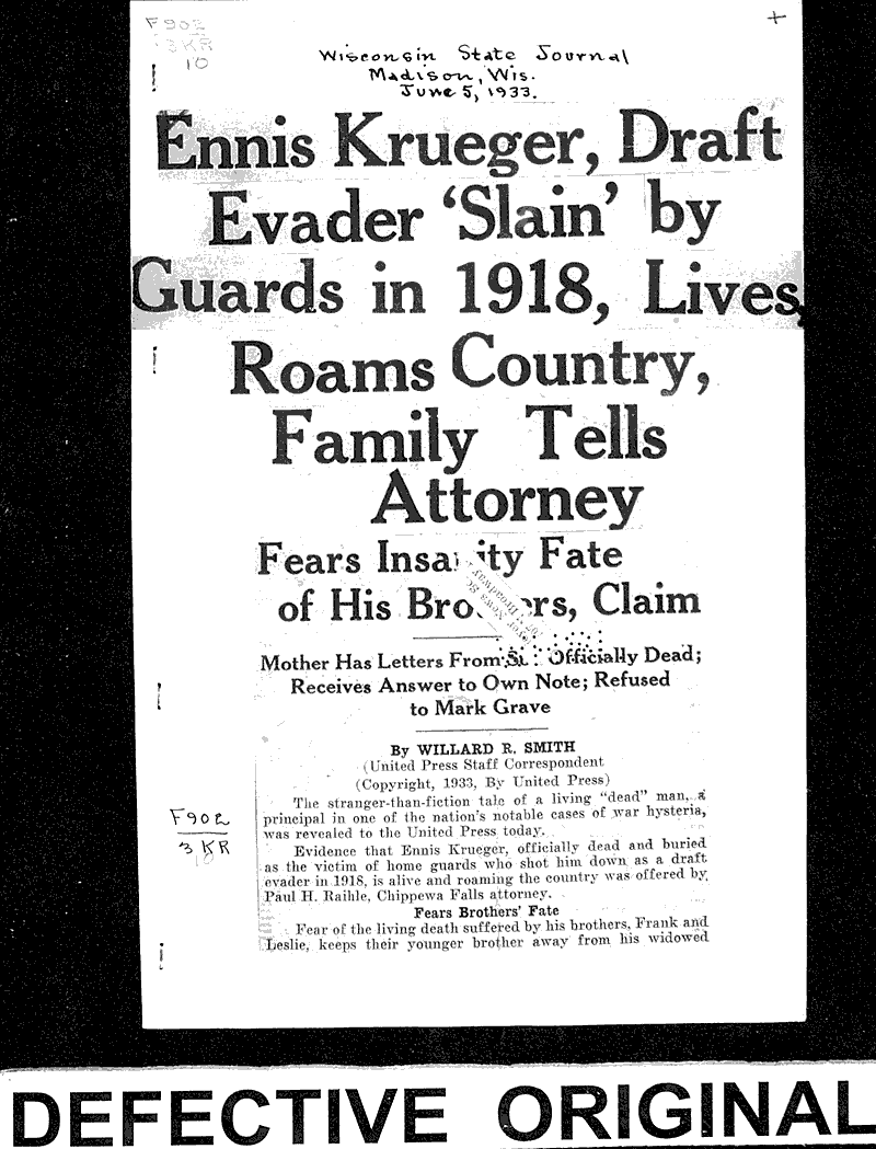  Source: Wisconsin State Journal Date: 1933-06-05