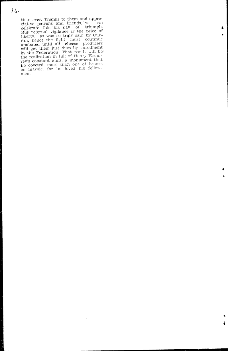 Tablet to Krumrey to be unveiled Thursday Date: 1927-10-11