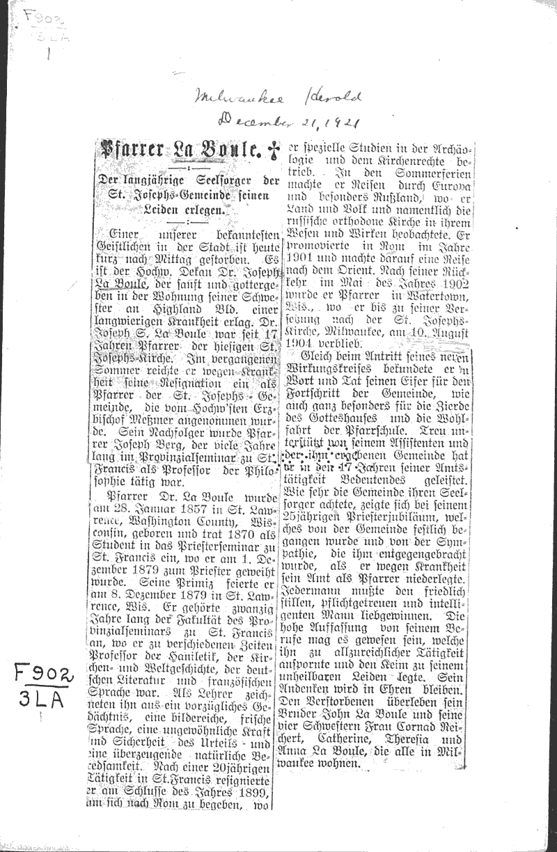  Source: Milwaukee Herold Date: 1921-12-21