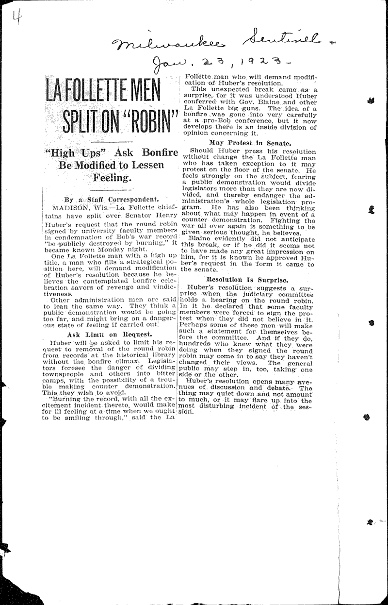  Source: Wisconsin State Journal Date: 1923-01-17