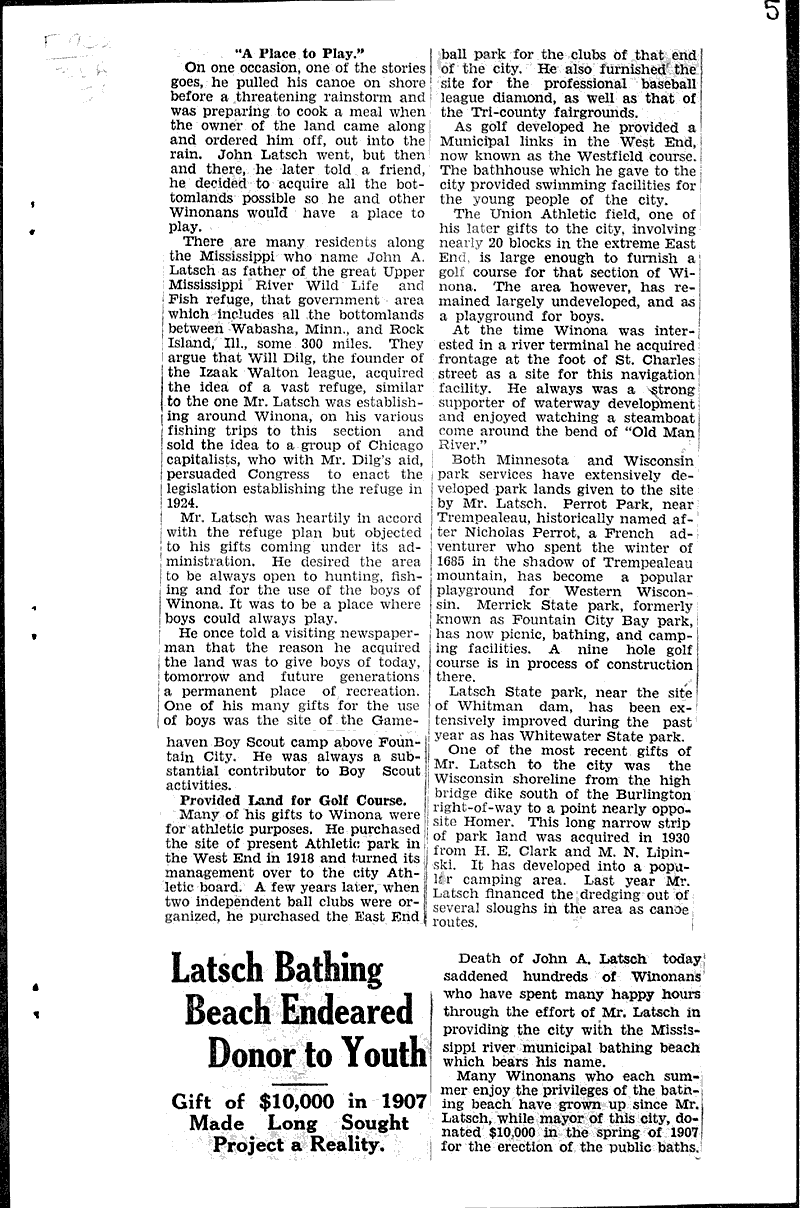  Source: Winona Republican-Herald (MN) Date: 1934-03-15
