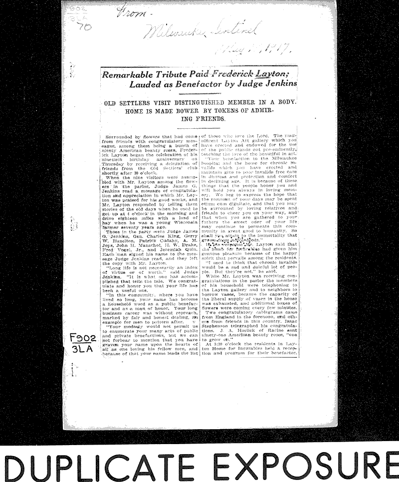  Source: Milwaukee Sentinel Date: 1917-05-18