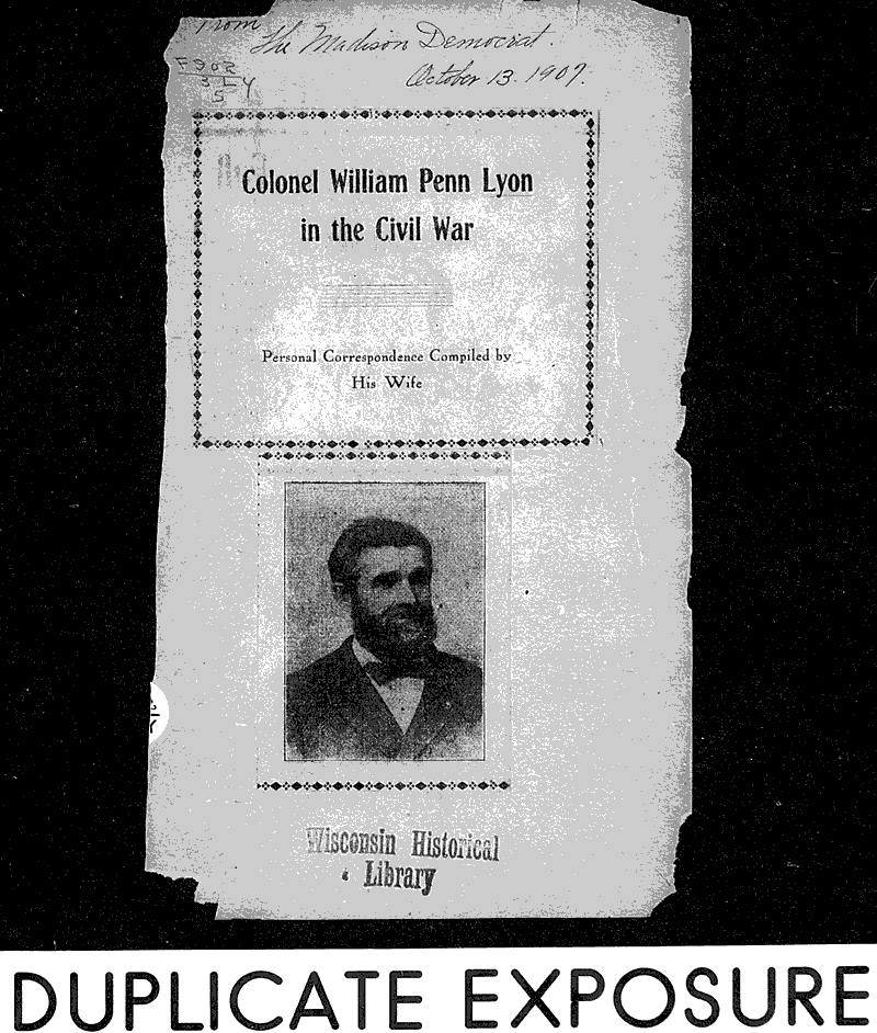  Source: Madison Democrat Topics: Civil War Date: 1907-10-13