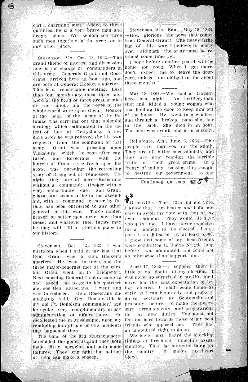  Source: Madison Democrat Topics: Civil War Date: 1907-10-13