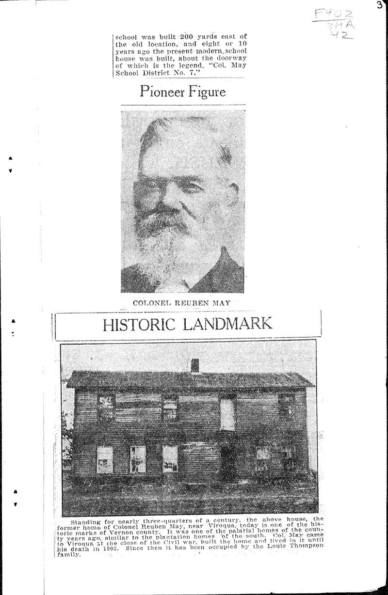  Source: La Crosse Tribune and Leader-Press Topics: Civil War Date: 1931-03-29