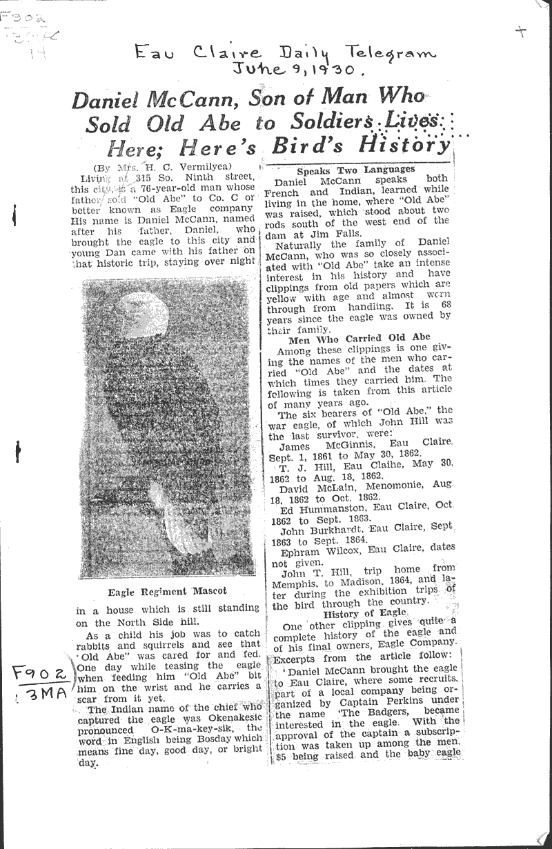  Source: Eau Claire Telegram Date: 1930-06-09