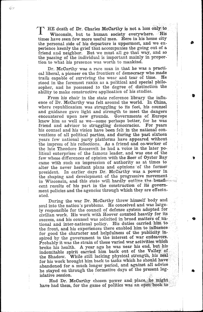  Source: Wisconsin State Journal Topics: Government and Politics Date: 1921-03-28