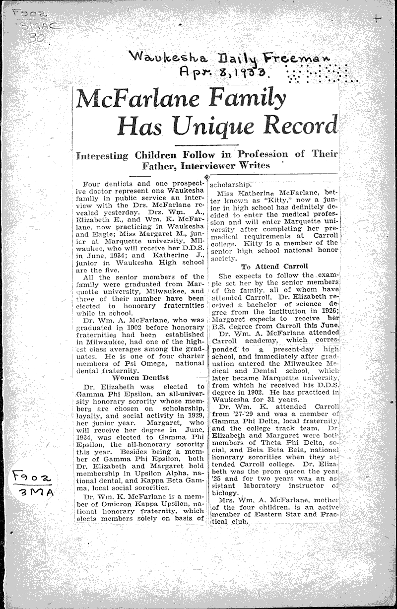  Source: Waukesha Freeman Topics: Industry Date: 1933-04-08