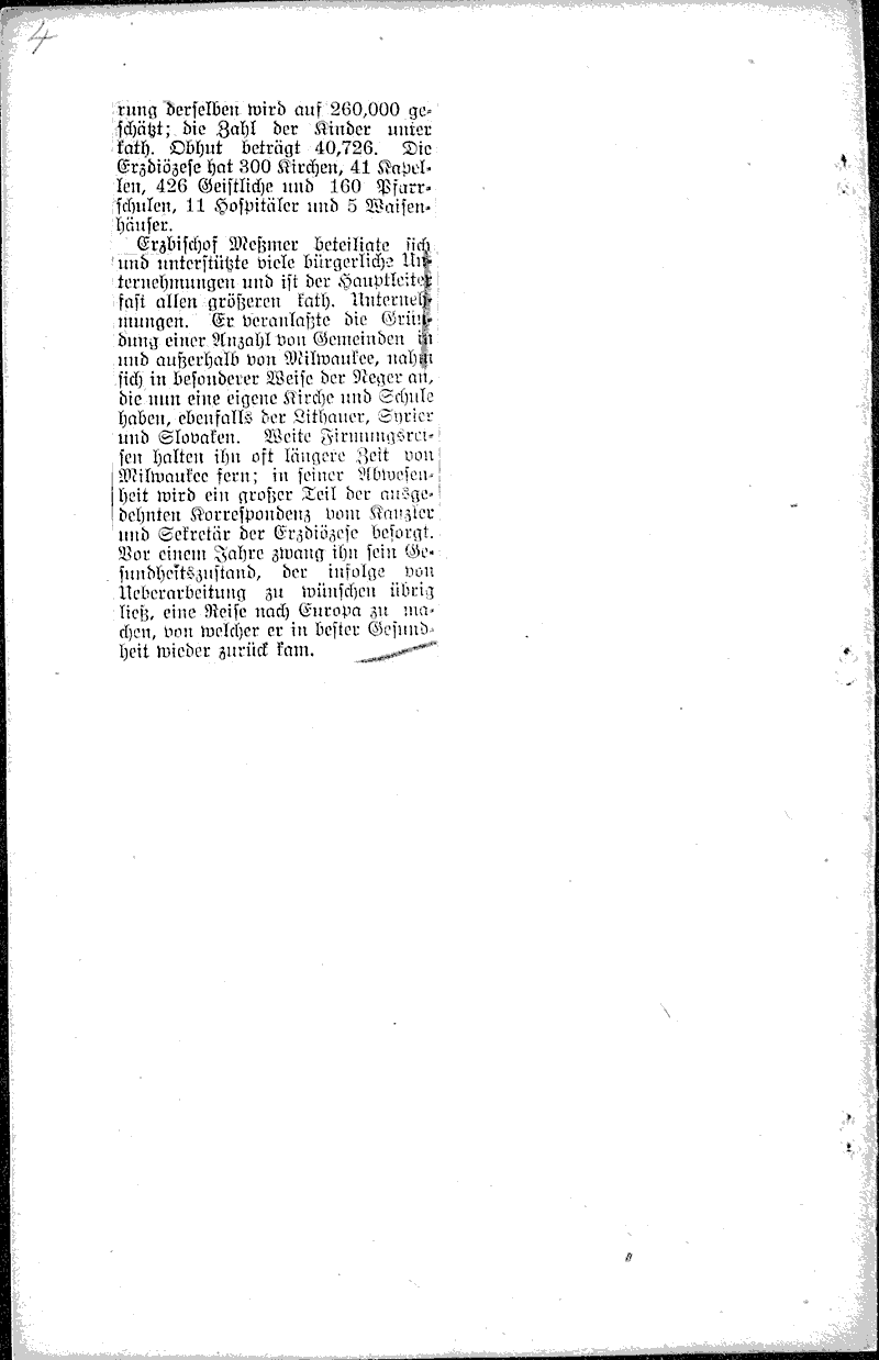  Source: Milwaukee Germania - Herald Topics: Church History Date: 1916-07-23