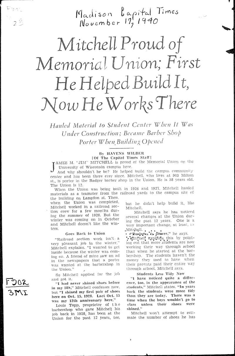  Source: Madison Capital Times Date: 1940-11-17