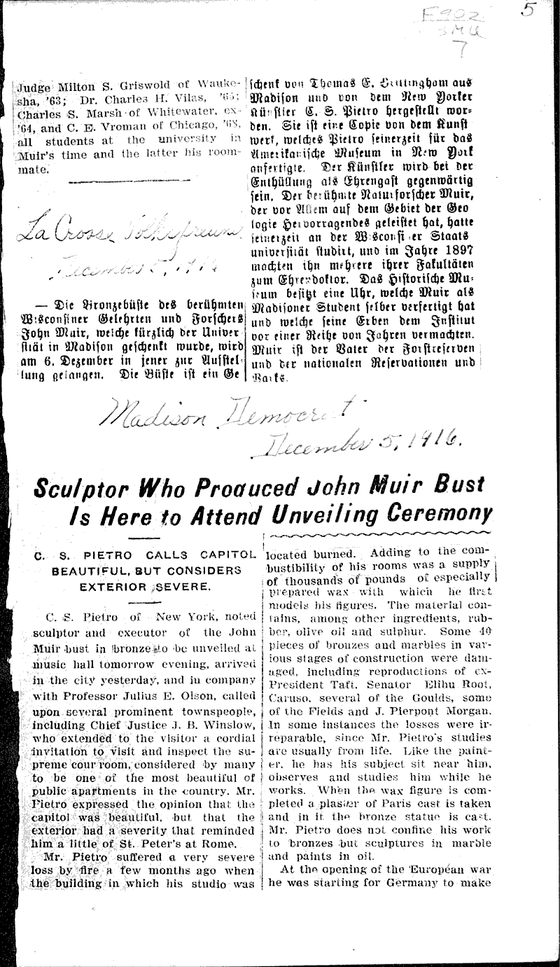  Source: Wisconsin State Journal Date: 1916-12-03