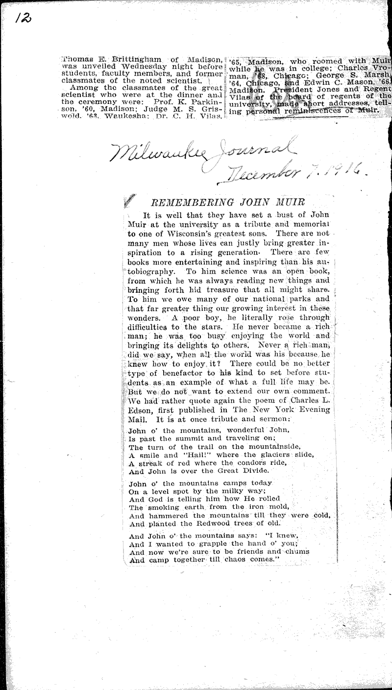  Source: Wisconsin State Journal Date: 1916-12-03