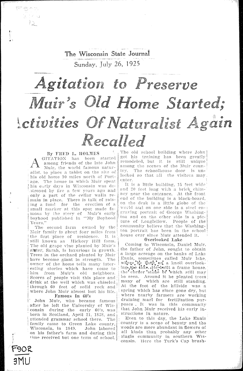  Source: Wisconsin State Journal Topics: Industry Date: 1925-07-26