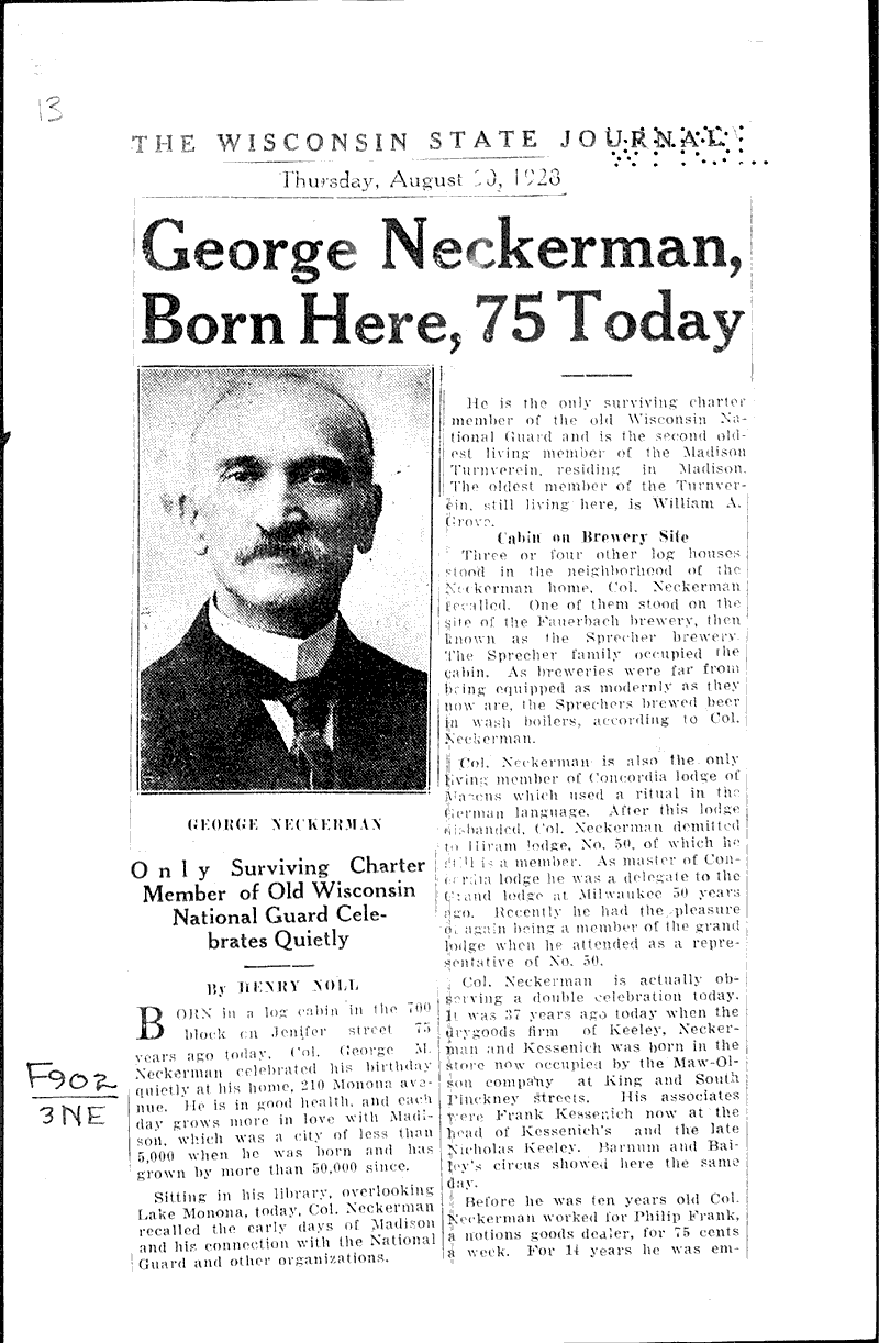  Source: Wisconsin State Journal Date: 1928-08-20
