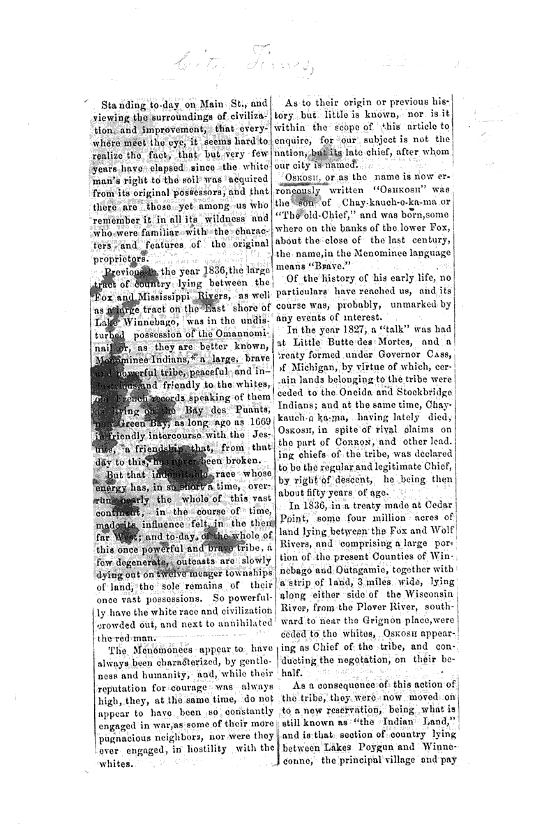  Source: Oshkosh City Times Topics: Indians and Native Peoples Date: 1869-12-22