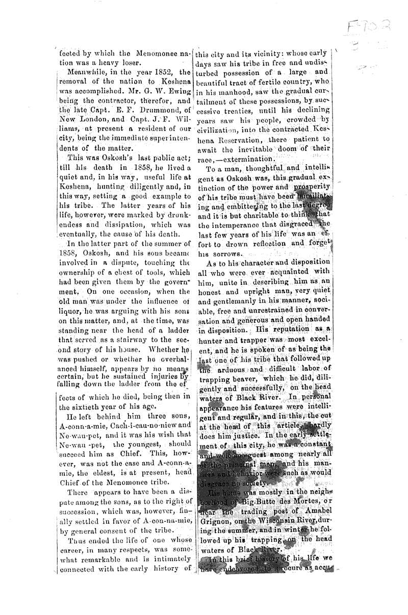  Source: Oshkosh City Times Topics: Indians and Native Peoples Date: 1869-12-22