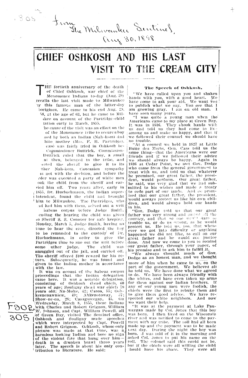  Source: Milwaukee Sentinel Topics: Indians and Native Peoples Date: 1898-08-30