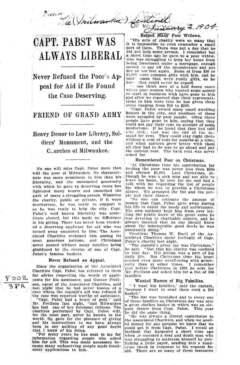  Source: Milwaukee Sentinel Date: 1904-01-02
