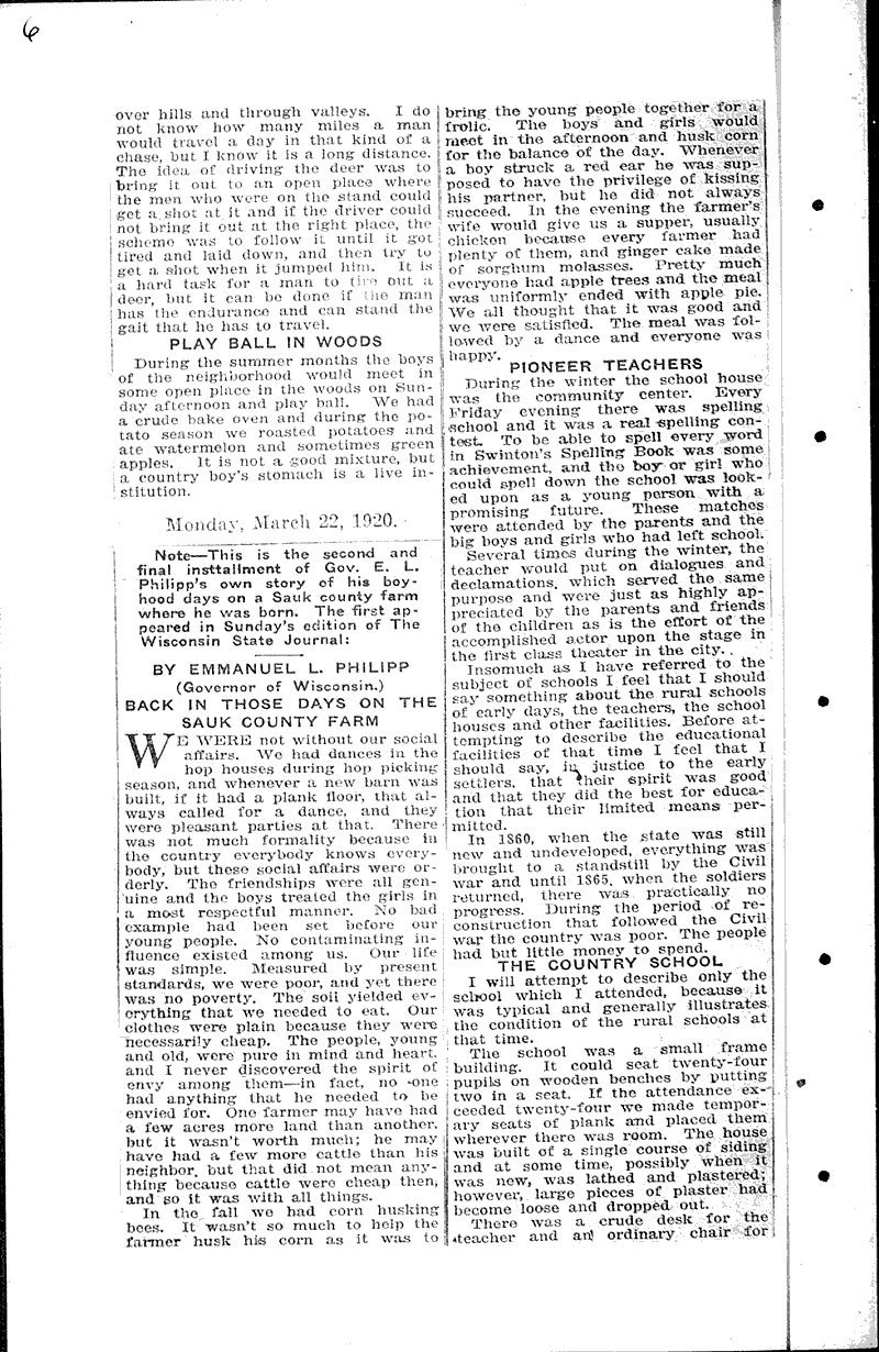  Source: Wisconsin State Journal Topics: Government and Politics Date: 1920-03-21