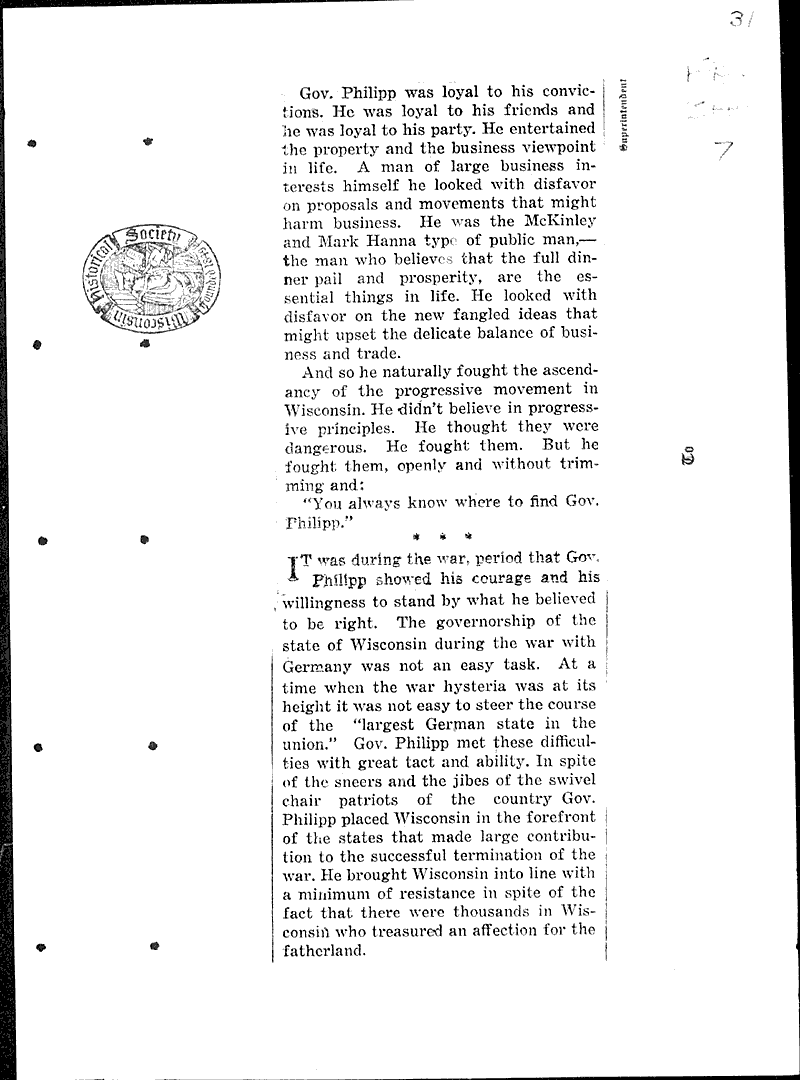  Source: Madison Capital Times Topics: Government and Politics Date: 1925-06-16