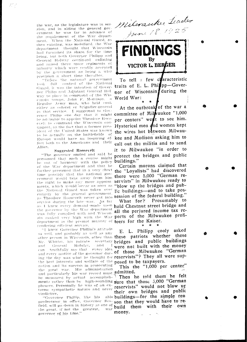  Source: Green Bay Gazette Topics: Government and Politics Date: 1933-06-17