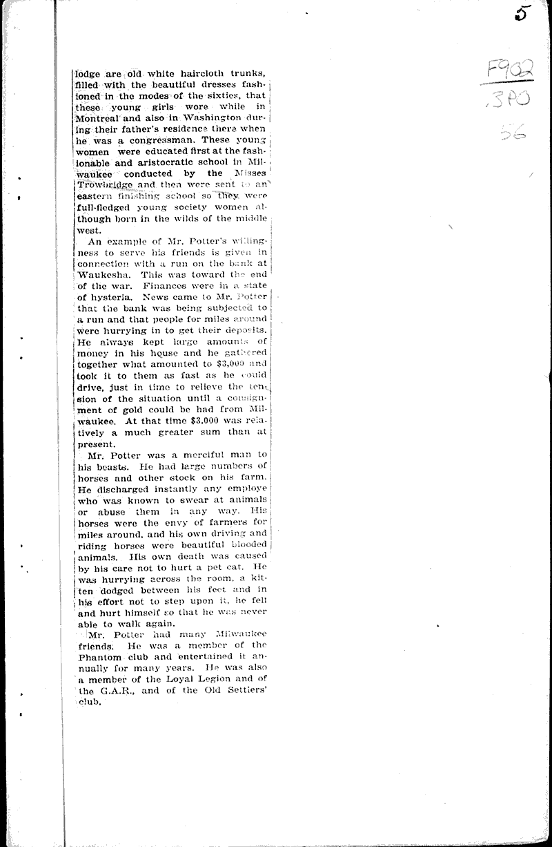  Source: Milwaukee Journal Topics: Government and Politics Date: 1920-11-07