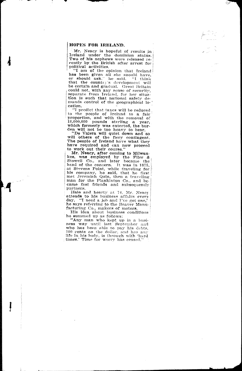 Source: Milwaukee Telegram Topics: Social and Political Movements Date: 1922-01-15