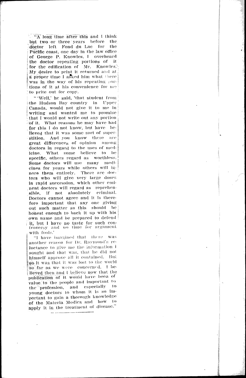  Source: Fond du Lac Commonwealth Date: 1907-03-09
