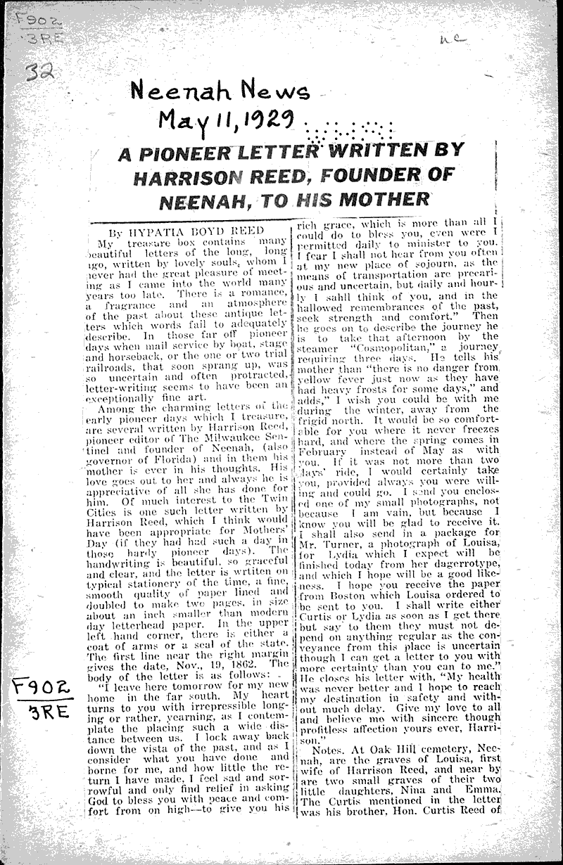  Source: Neenah News Date: 1929-05-11