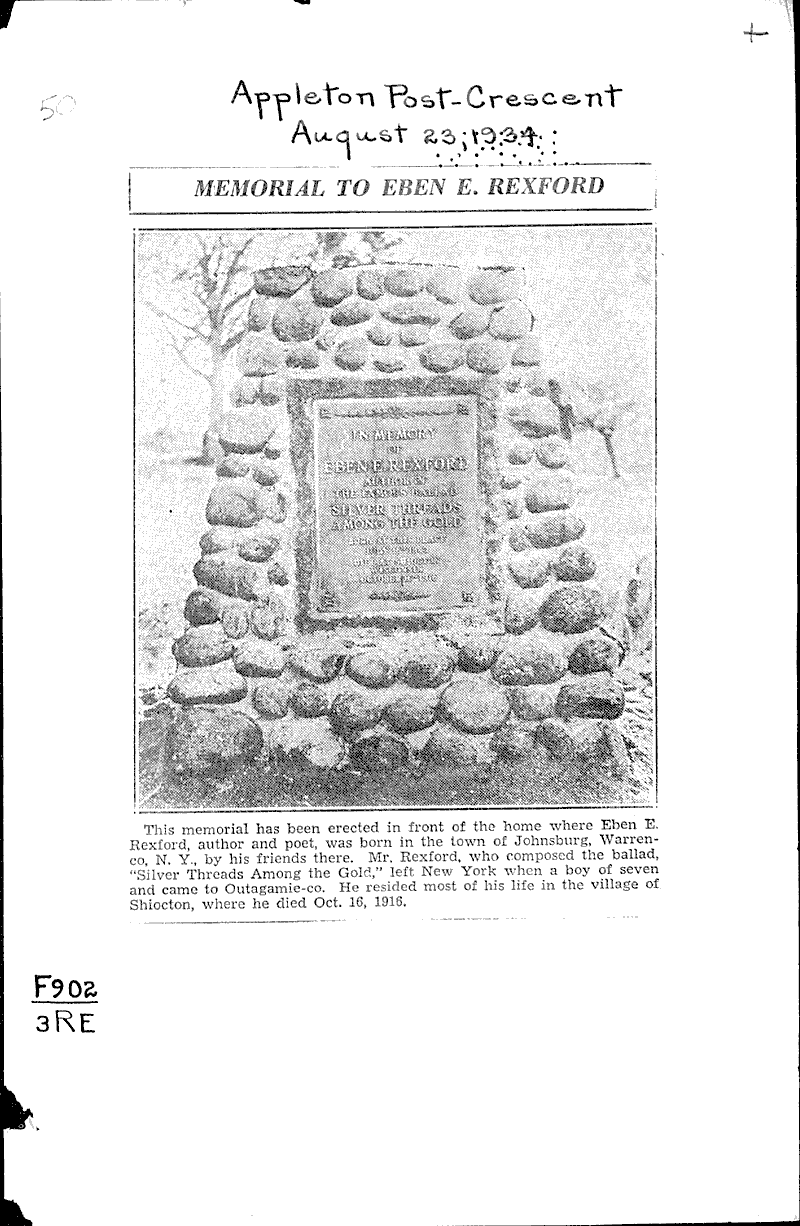  Source: Appleton Post-Crescent Topics: Art and Music Date: 1934-08-23