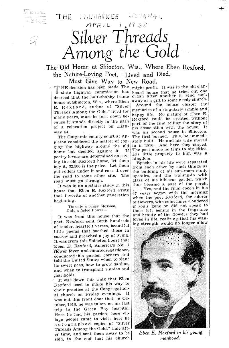  Source: Milwaukee Journal Topics: Art and Music Date: 1938-04-01