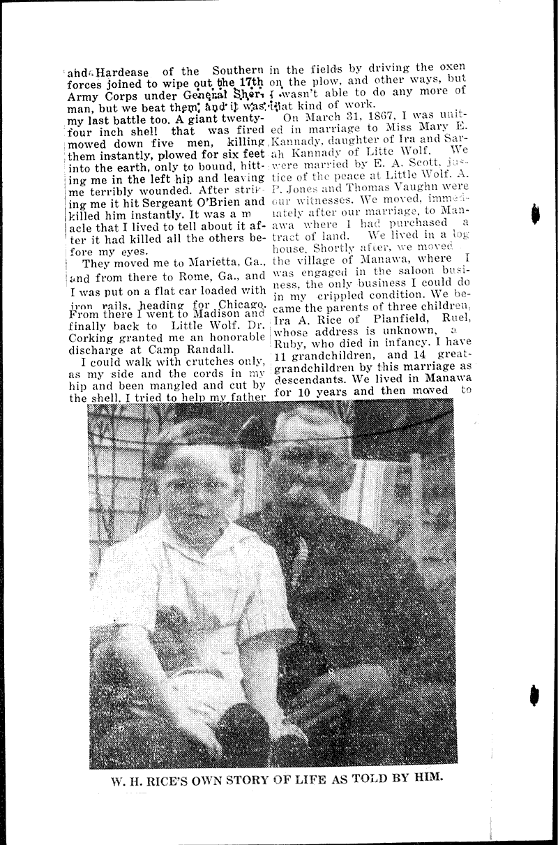  Source: Plainfield Sun Topics: Civil War Date: 1926-06-04