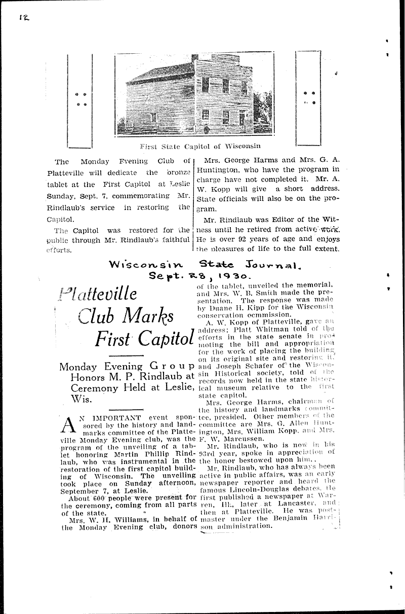  Source: Wisconsin Rapids Tribune Topics: Industry Date: 1932-05-19