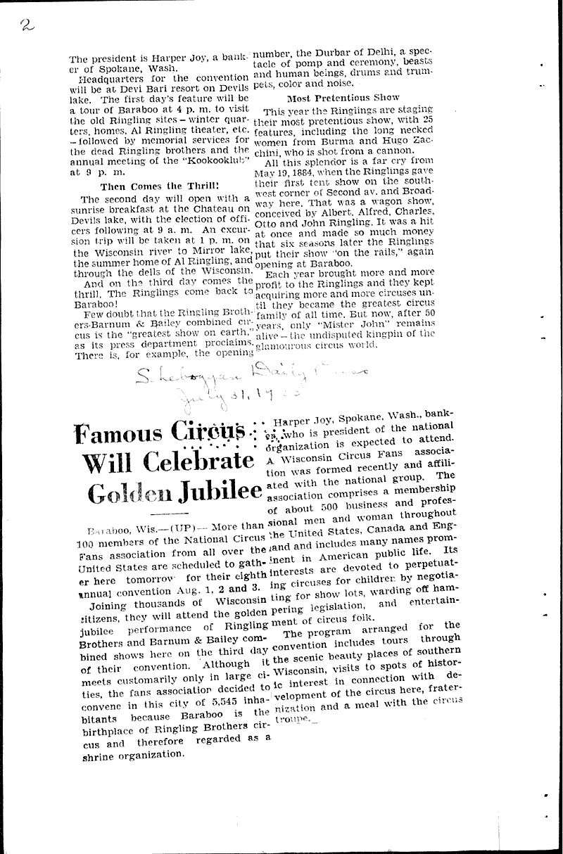  Source: Baraboo News Republic Topics: Industry Date: 1933-07-28