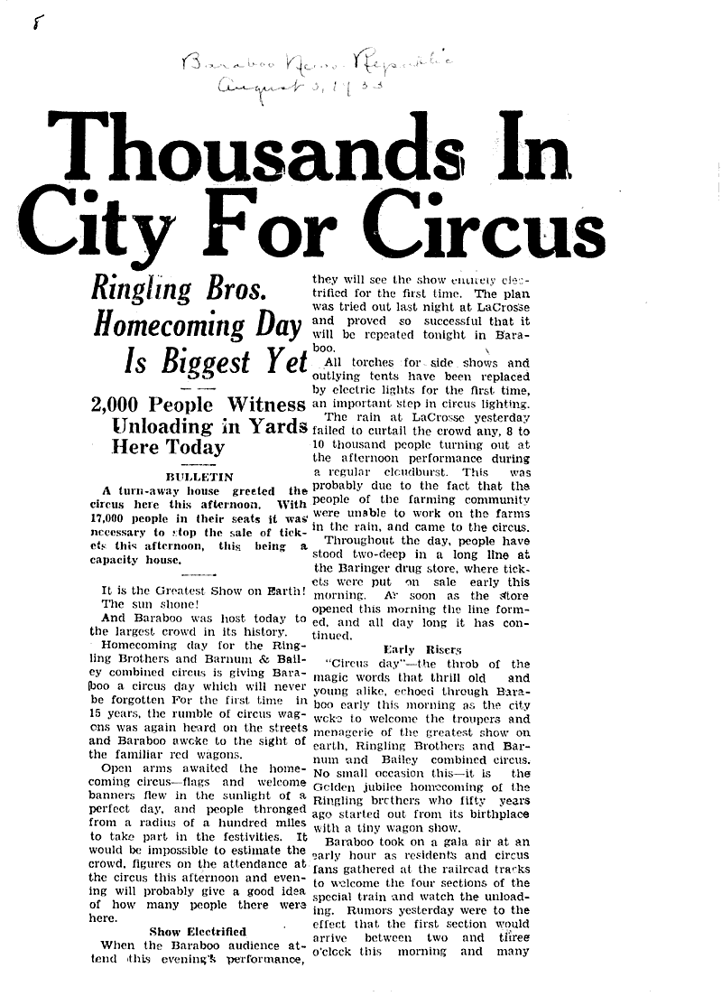  Source: Baraboo News Republic Topics: Industry Date: 1933-07-28