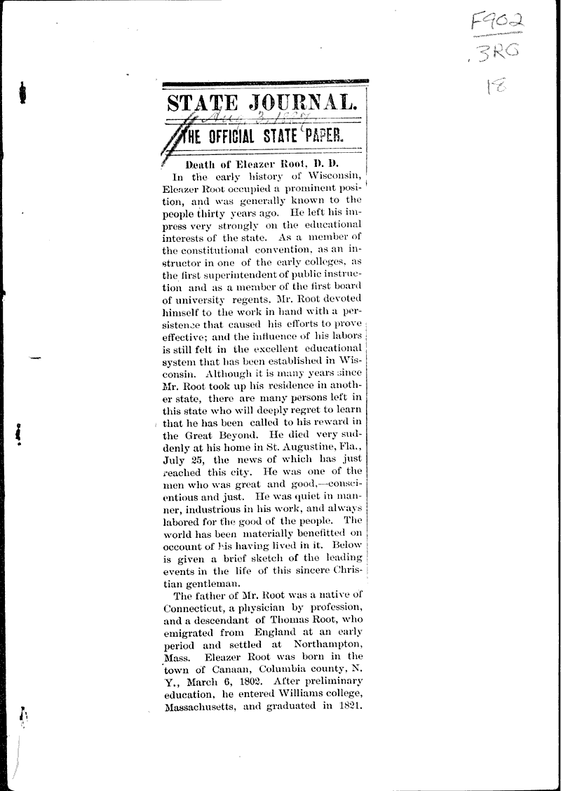  Source: Wisconsin State Journal Topics: Education Date: 1887-08-03