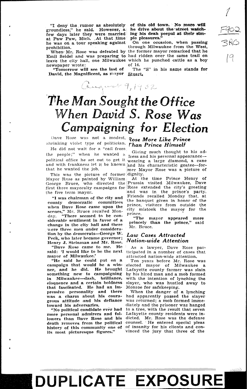  Topics: Government and Politics Date: 1932-08-09