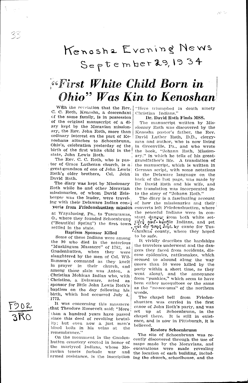  Source: Kenosha Evening News Date: 1934-09-29