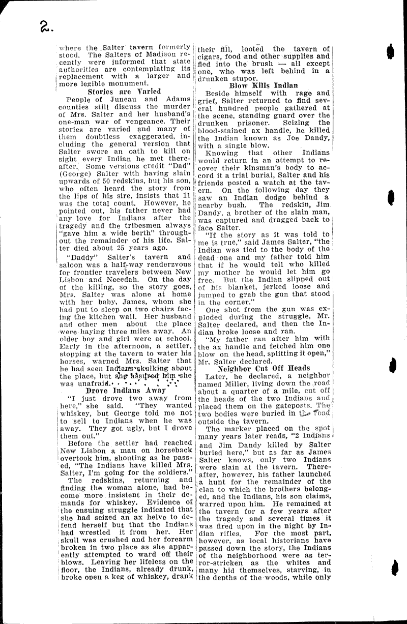  Source: Wisconsin State Journal Topics: Indians and Native Peoples Date: 1931-07-12