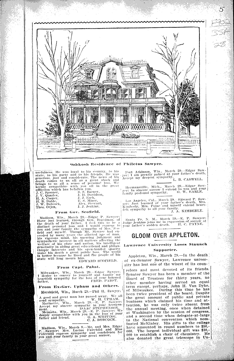  Topics: Government and Politics Date: 1900-03-29
