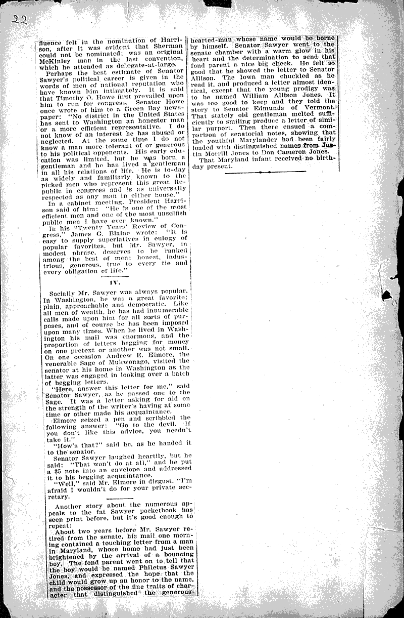  Topics: Government and Politics Date: 1900-03-29