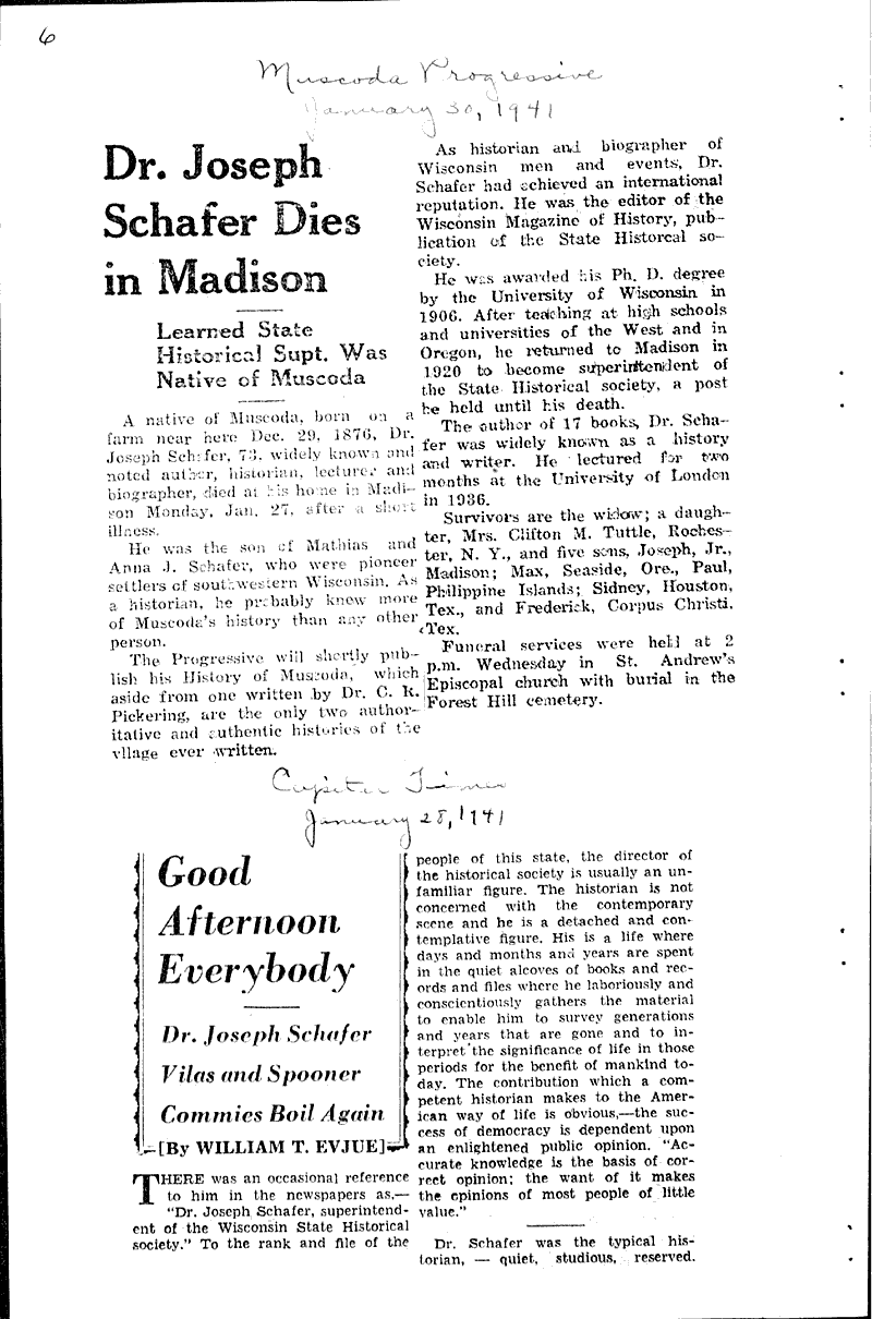  Source: Muscoda Democrat Topics: Education Date: 1941-01-30
