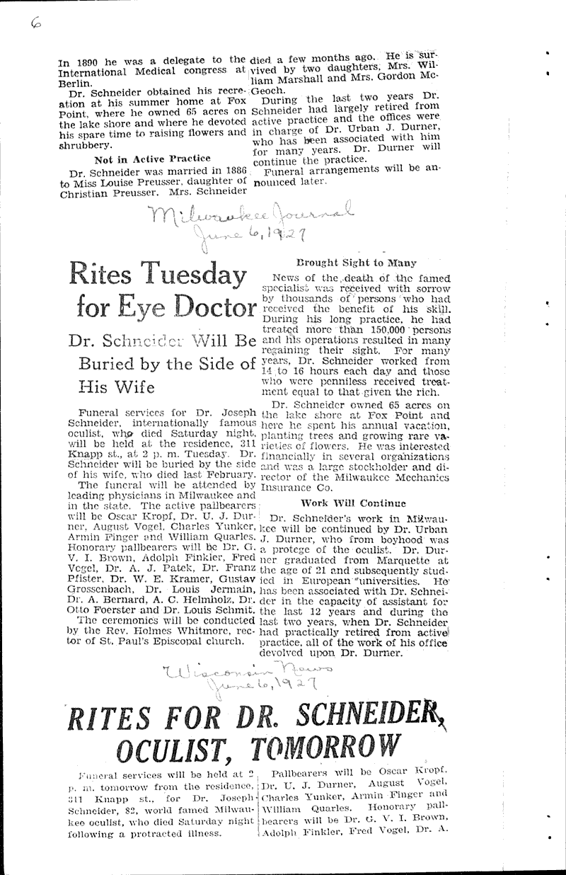  Source: Milwaukee Journal Date: 1926-11-07