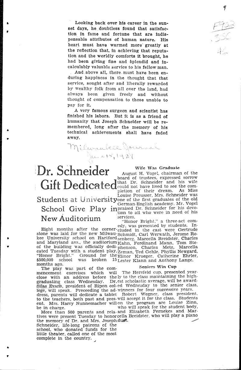  Source: Milwaukee Journal Date: 1926-11-07