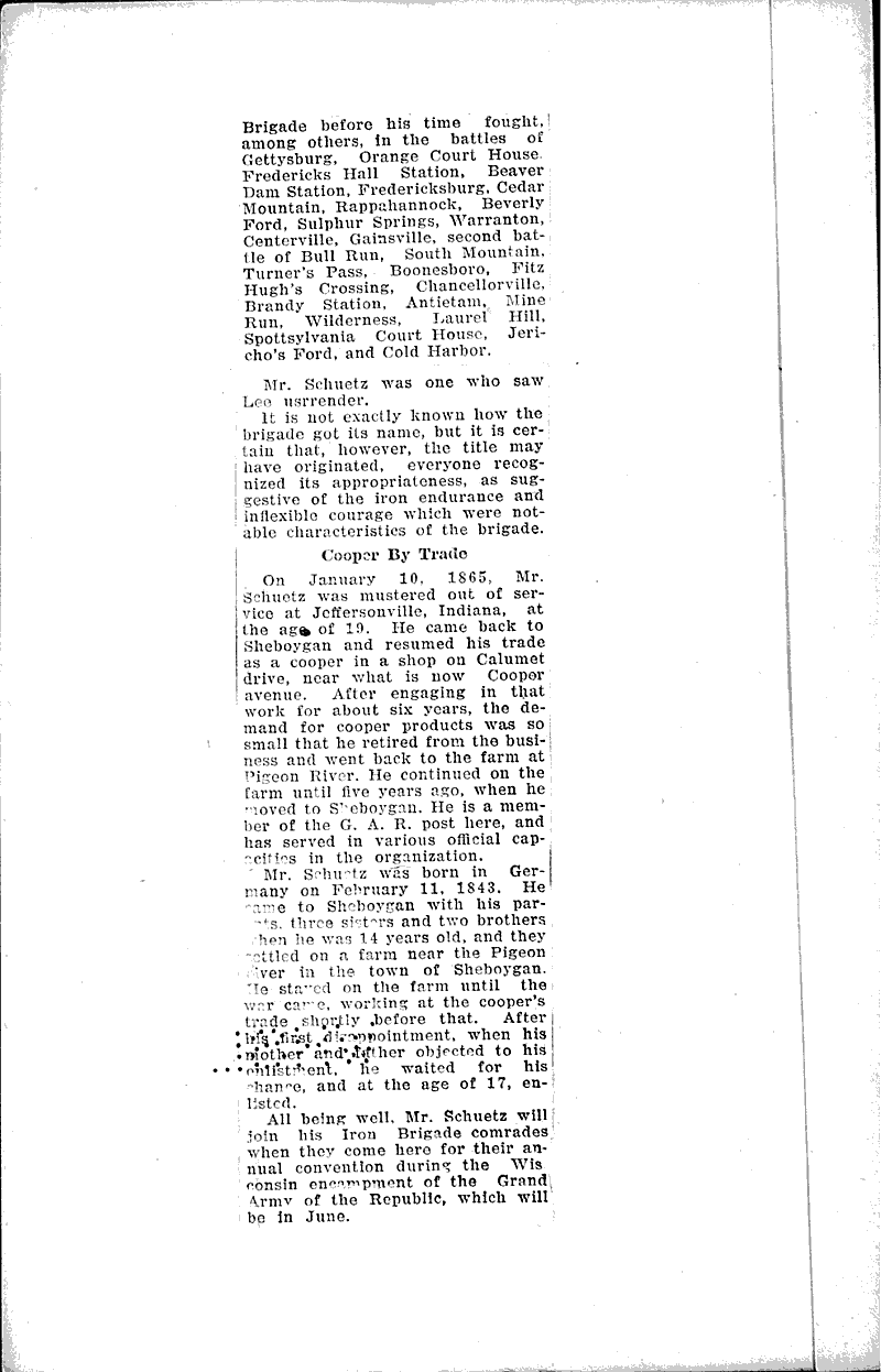  Source: Sheboygan Press-Telegram Topics: Civil War Date: 1925-04-07