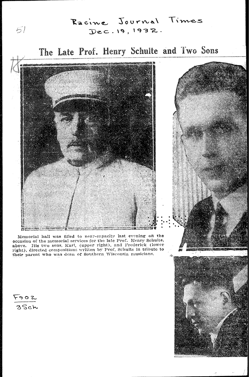  Source: Racine Journal-Times Topics: Art and Music Date: 1932-12-19