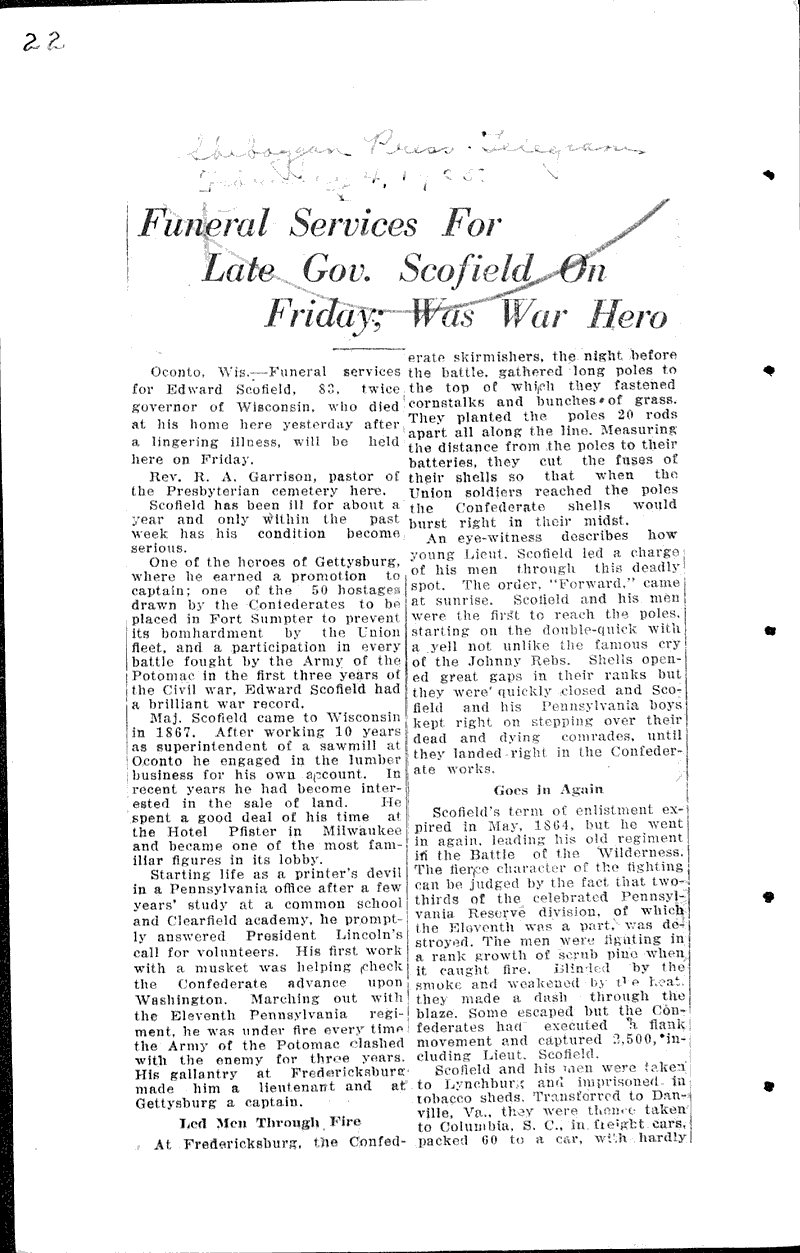  Source: Monroe Times Topics: Government and Politics Date: 1925-01-30