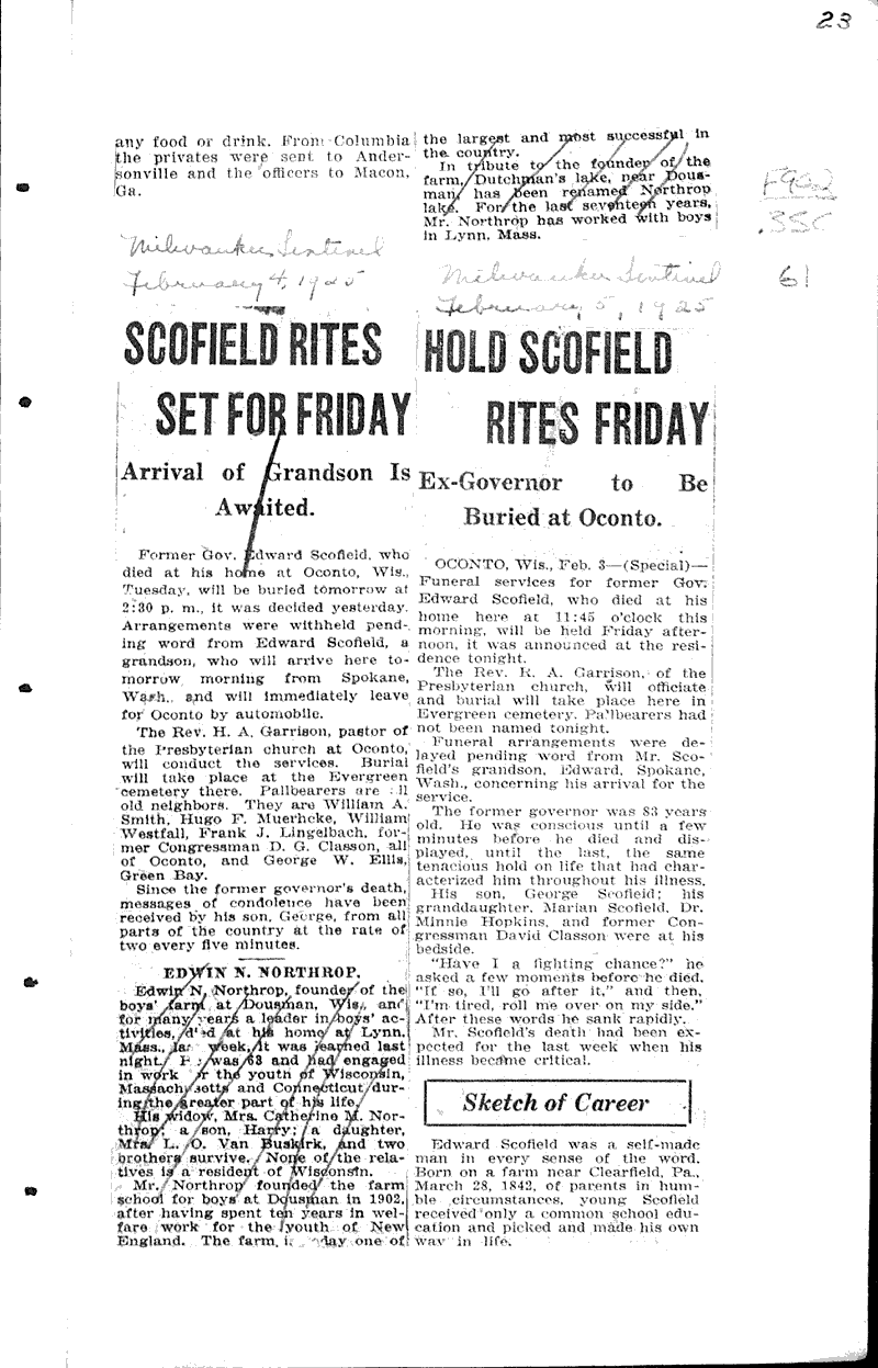  Source: Monroe Times Topics: Government and Politics Date: 1925-01-30