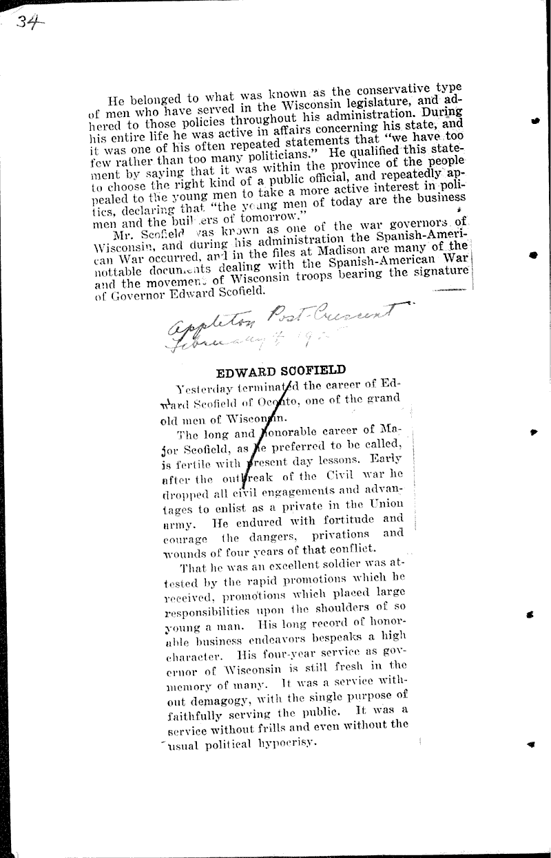  Source: Monroe Times Topics: Government and Politics Date: 1925-01-30