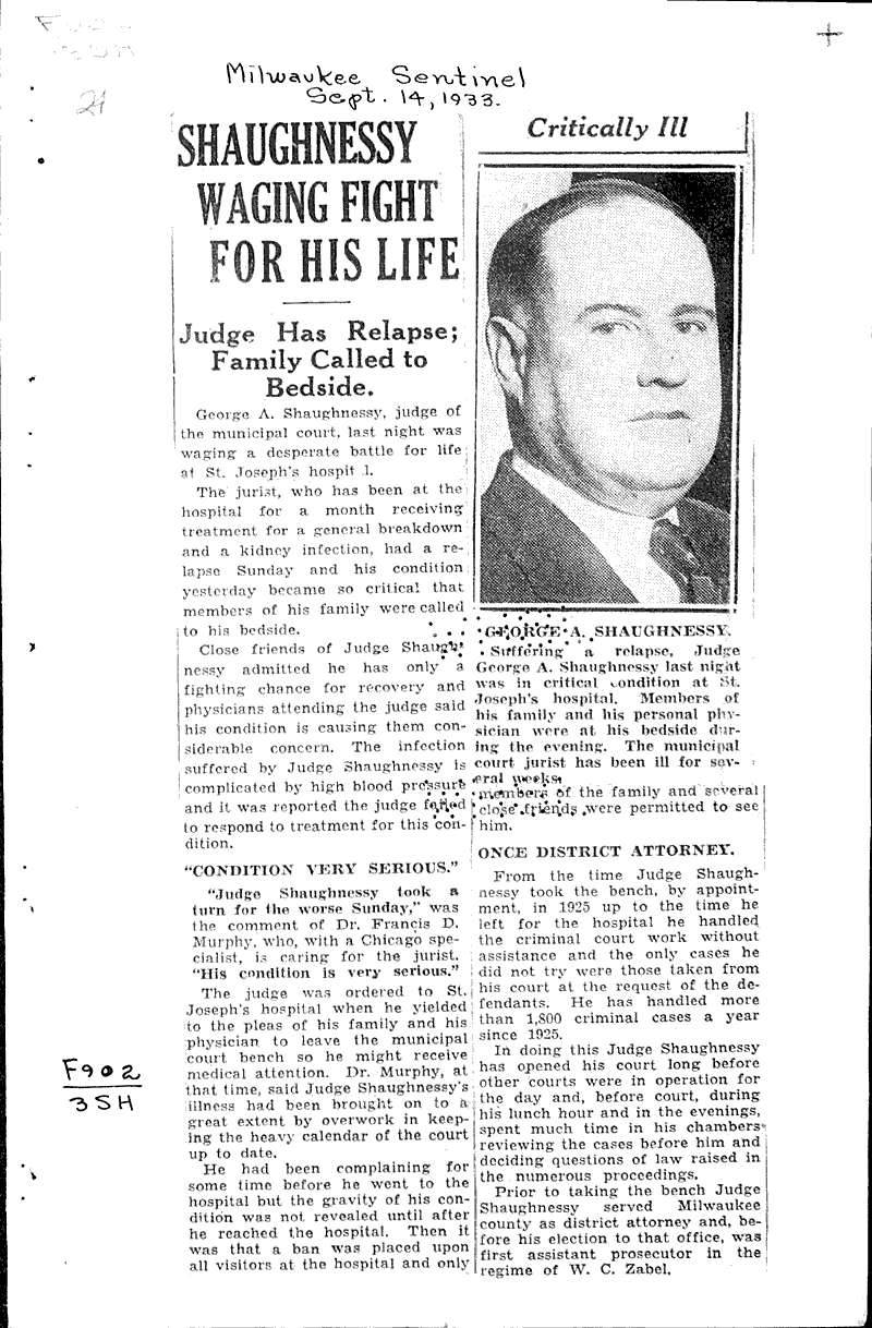  Source: Milwaukee Sentinel Topics: Government and Politics Date: 1933-09-14